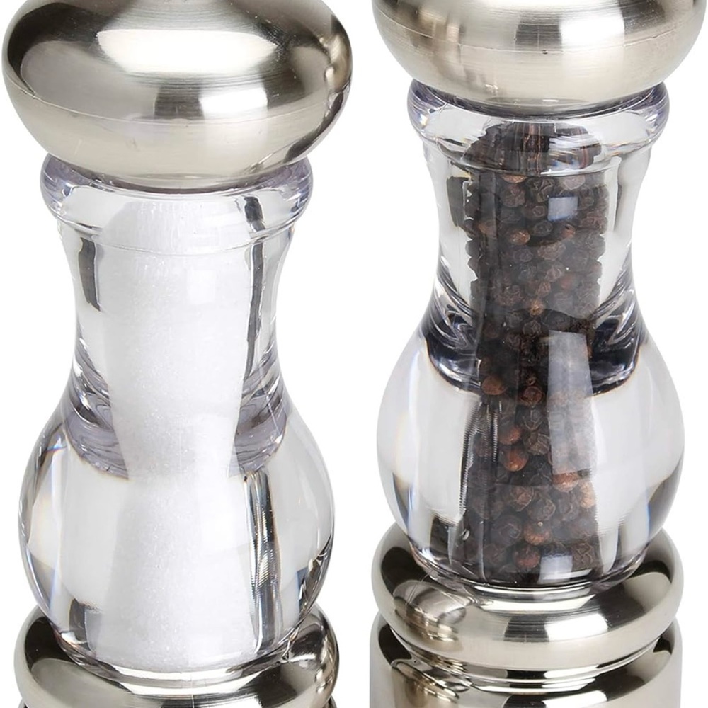 Thompson Silver and Clear Grinder Set